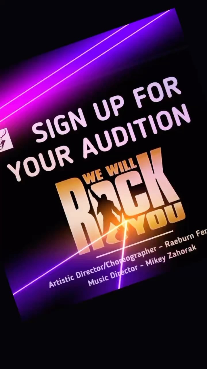 Auditions are now open! Sign up today and rock the stage with us this Fall 🤘🎸