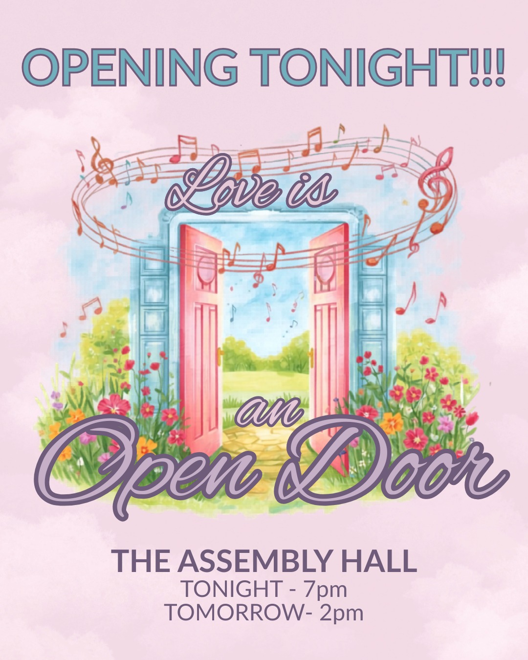 OUR DOOR IS FINALLY OPEN!🚪✨

Which is perfect because we LOVE our whole community and can't wait to see you! The wait is finally over. Tonight, we celebrate 60 years of music, memories, and community at The Assembly Hall. Whether you’ve been with EMP since 1966 or you’re joining us for the first time, we can’t wait for you to walk through our ALWAYS "Open Door" and spend some magical, musical time with us. 

SHOW TIMES:
📅 Friday, April 10 @ 7:00 PM (Great seats still available!)
📅 Saturday, April 11 @ 2:00 PM (Last chance—limited tickets!)

🎟️ LINK IN BIO for tickets or call 416-248-0410. Let’s make history tonight!

#EMP60 #LoveIsAnOpenDoor #OpeningDay #EtobicokeMusicalProductions #TorontoTheatre #FinalCall
